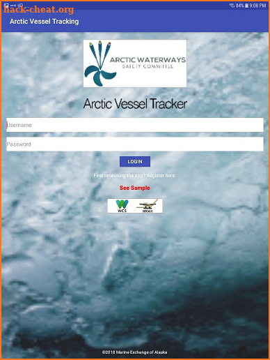 Arctic Vessel Tracking screenshot