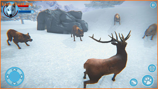 Arctic Wolf Family Simulator: Wildlife Games screenshot