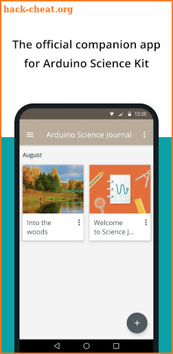Arduino Science Journal screenshot