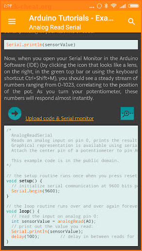 Arduino Tutorials - Examples screenshot
