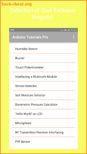 Arduino Tutorials PRO screenshot