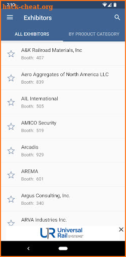 AREMA 2022 Annual Conf & Expo screenshot