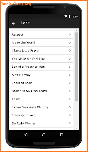 Aretha Franklin - Music And Lyrics screenshot