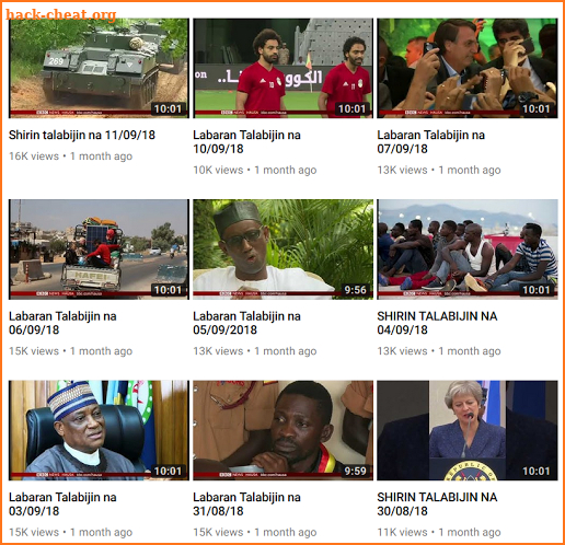 AREWA247 TV Hausa app screenshot