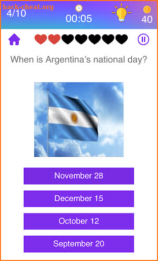 Argentinian Quiz screenshot