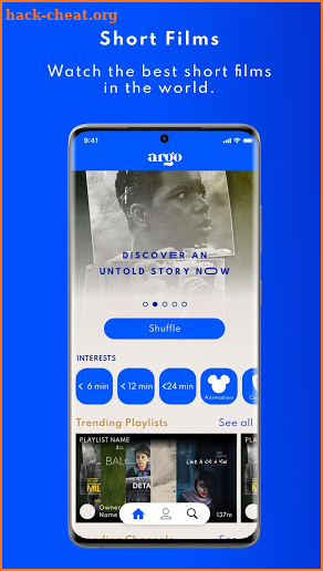 Argo - Watch Short Films screenshot