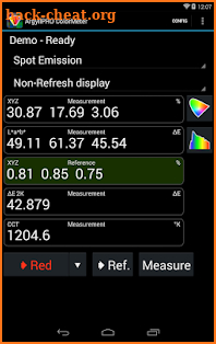 ArgyllPRO ColorMeter screenshot