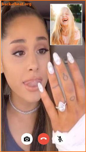 Ariana Grande Call - Fake video call with Ariana screenshot