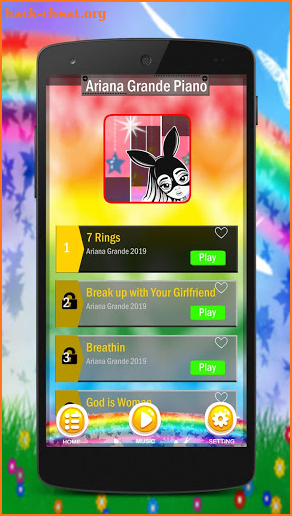 Ariana Grande - Piano Tiles 2019 screenshot