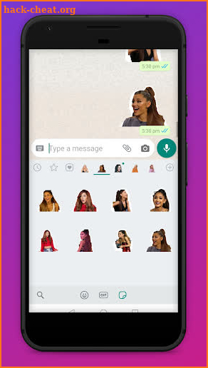 Ariana Grande Stickers for Whatsapp screenshot
