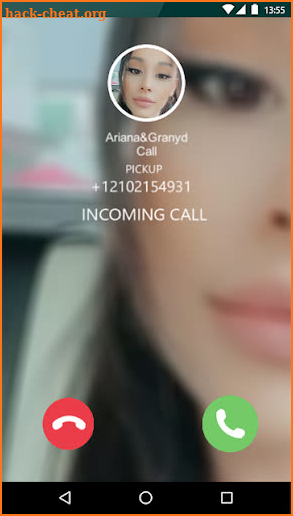 Ariana Grande Video Call and Fake Chat screenshot