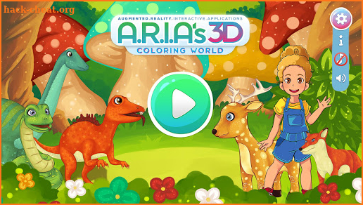 Aria's 3D Coloring World screenshot
