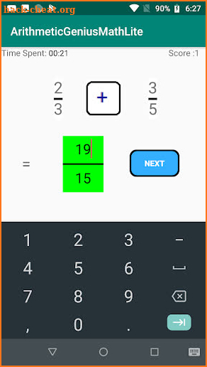 Arithmetic Genius Math - Lite screenshot
