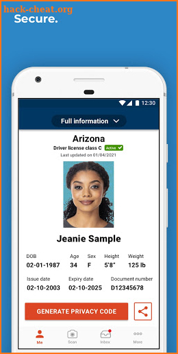 Arizona Mobile ID screenshot