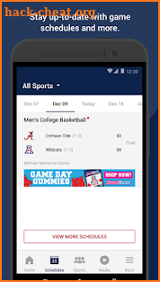Arizona Wildcats Gameday App screenshot