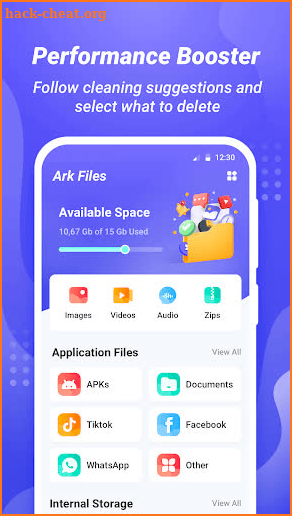 Ark Files - Booster & Cleaner screenshot