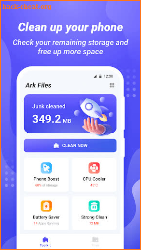 Ark Files - Booster & Cleaner screenshot