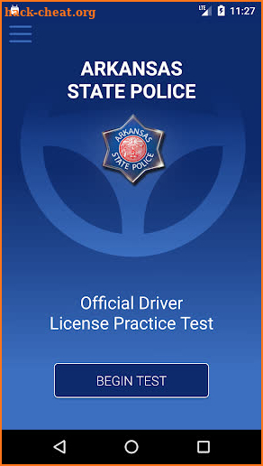 Arkansas Driver Practice Test screenshot