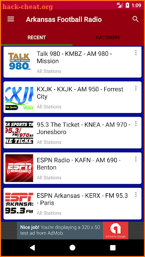Arkansas Football Radio screenshot