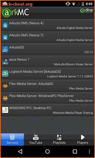 ArkMC - Media Streamer, Player screenshot