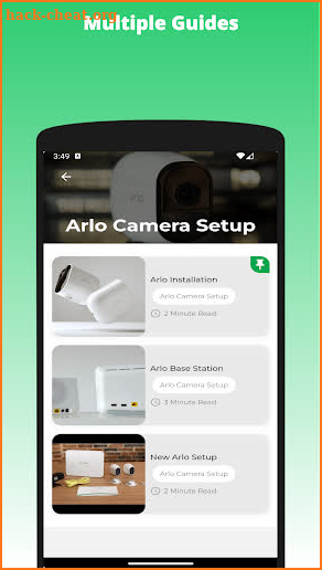 Arlo Setup App screenshot