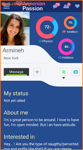 Armenian Passion - Armenian Dating Site screenshot