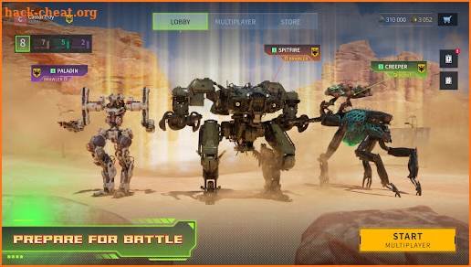 Armor Attack: robot PvP game screenshot