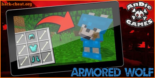 Armored Wolf Mod for MCPE screenshot