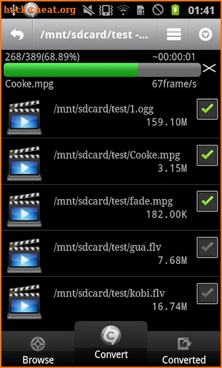 ARMV7 VFPV3 VidCon Codec screenshot