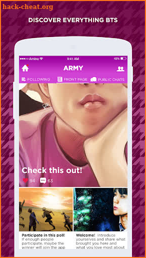 ARMY Amino for BTS Indonesia screenshot