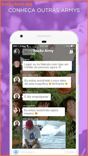 ARMY Amino para BTS em Português screenshot