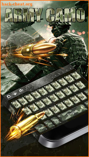 Army Camo Keyboard screenshot