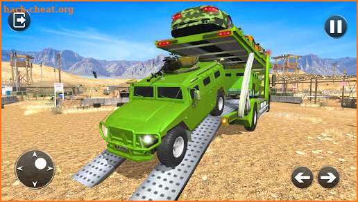 Army Cars Transport: Army Transporter Games screenshot