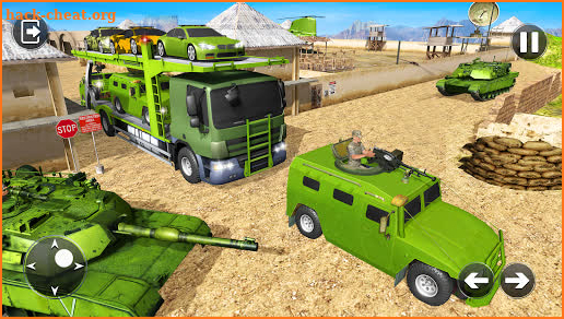 Army Cars Transport: Army Transporter Games screenshot