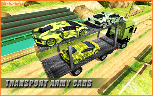 Army Cars Transport Truck 2018 screenshot