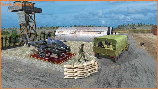 Army Passenger Jeep Driving 3D screenshot