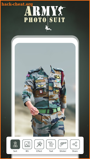 Army Photo Suit - Commando Photo Suit screenshot