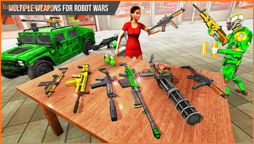 Army Robot Rope hero – Army robot games screenshot
