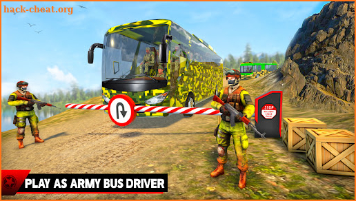 Army Soldiers Bus Transporter screenshot