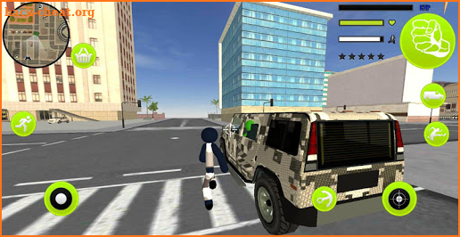 Army Stickman Rope Hero Vegas Gangstar Crime screenshot