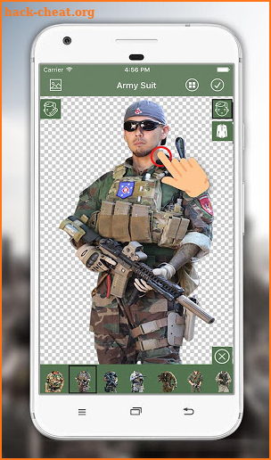 Army Suit Photo Editor screenshot