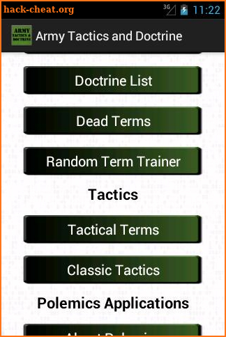 Army Tactics & Doctrine screenshot