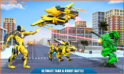 Army Tank Transform Robot Battle Tank: Lion Games screenshot
