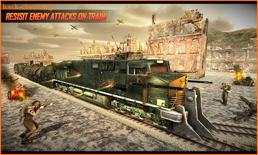 Army Train Shooter: New Train Shooting Games 2021 screenshot