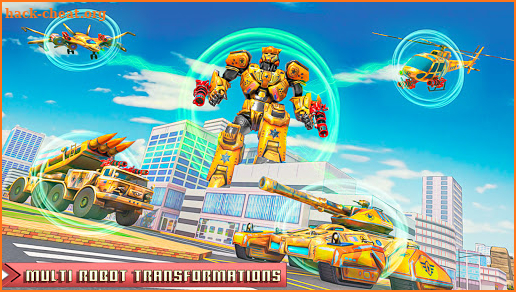 Army Truck Robot Car Game -Transforming Robot Game screenshot