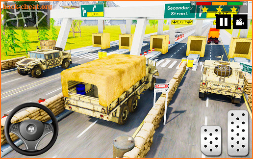 Army Truck Simulator Military Driver Transport Sim screenshot