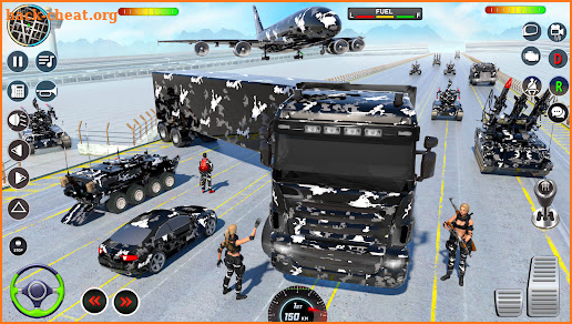 Army Vehicle Transport Games screenshot