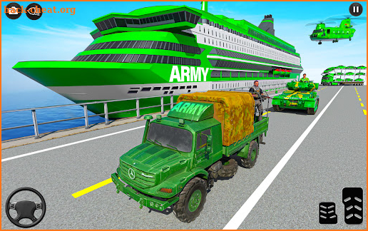 Army Vehicle Transporter Truck screenshot