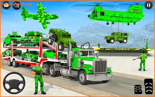 Army Vehicle Transporter Truck screenshot