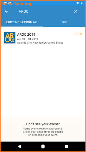 AROC 2019 screenshot